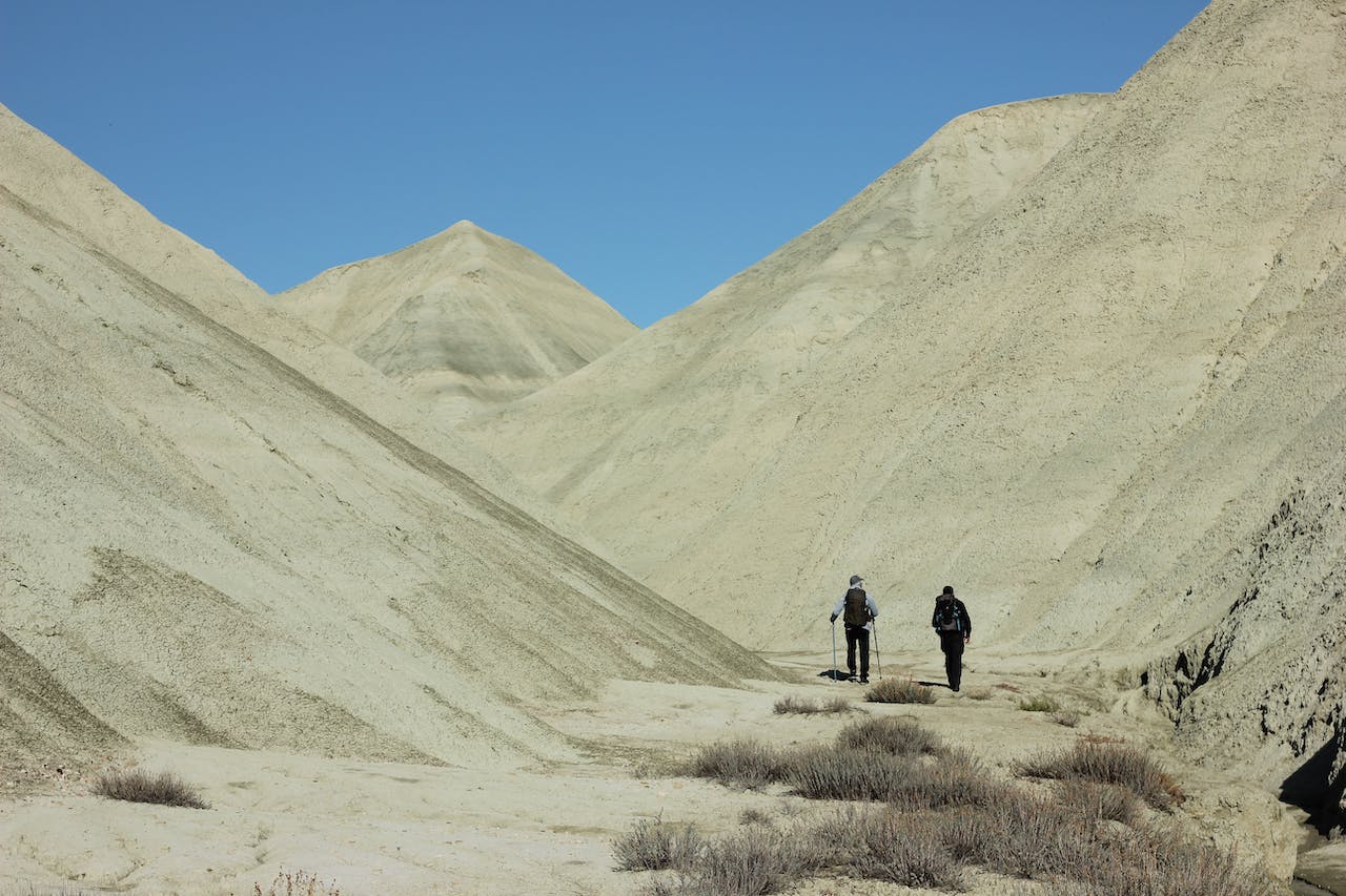 Hiking in the Desert