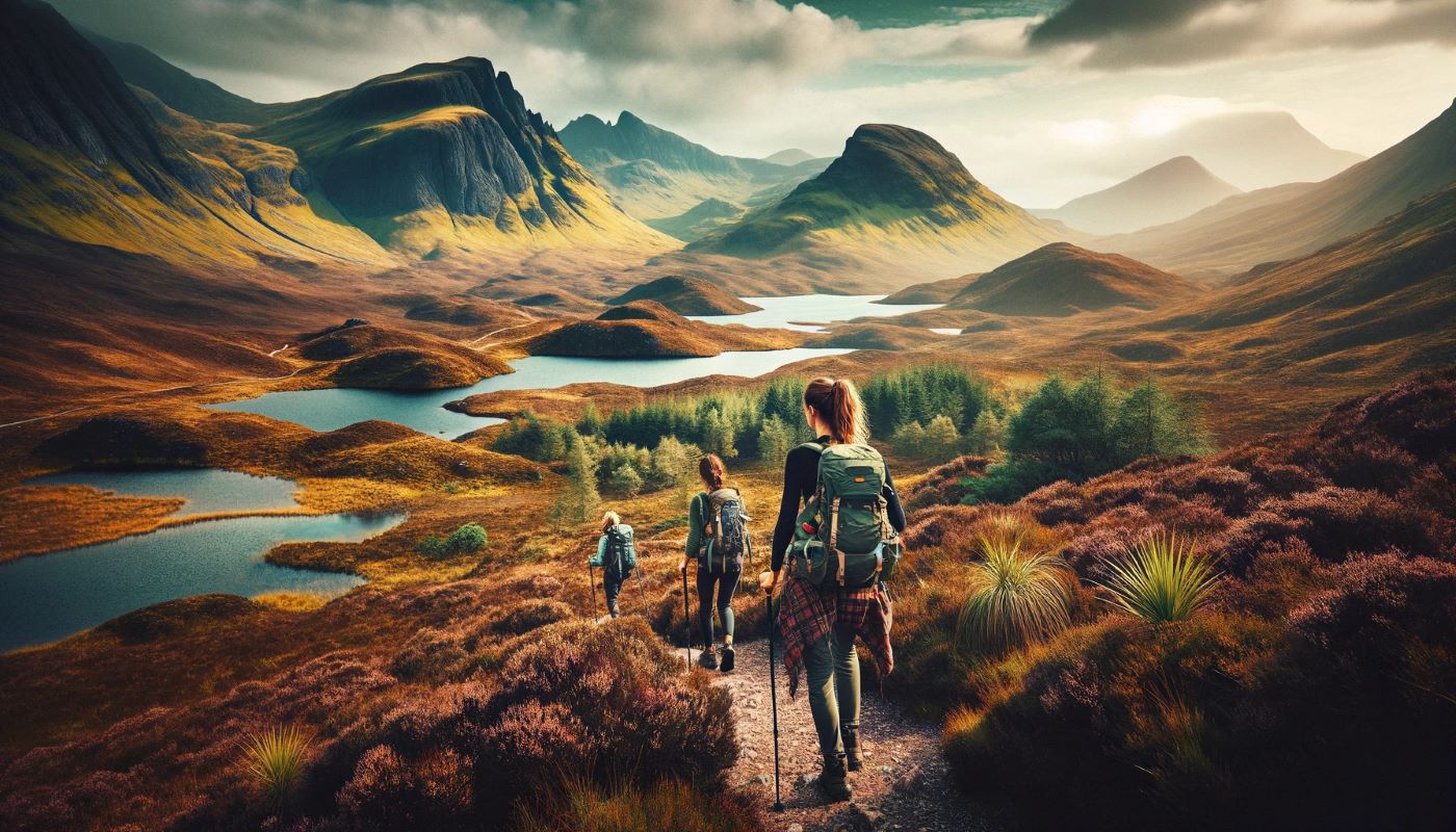 Hiking in the Scottish Highlands